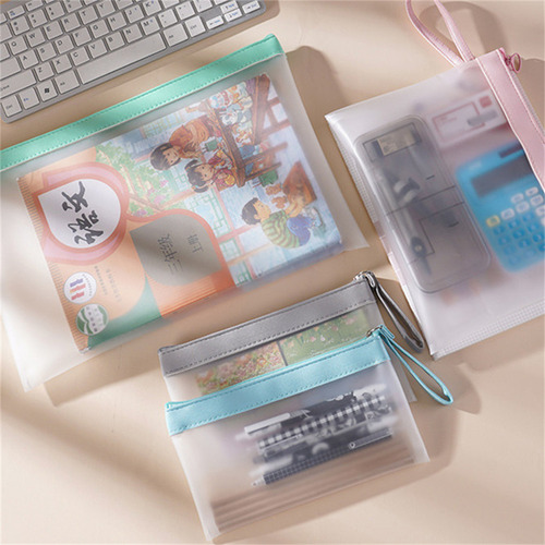 Organizador De Archivos A4, Con Cierre, Carpeta Escolar, Doc