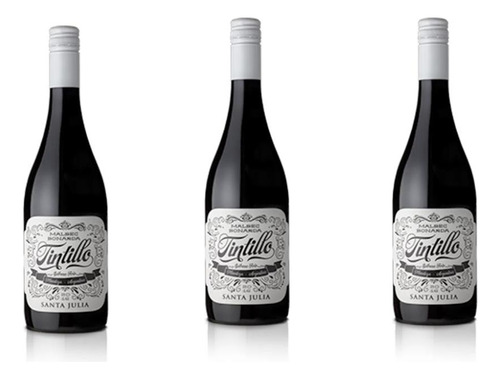 Vino Santa Julia Tintillo Malbec Bonarda 750ml Pack X3