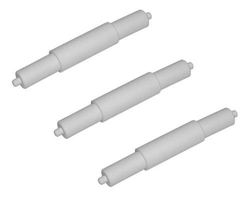 Kit 3 Rolete Suporte Porta Papel Higiênico Encaixe Universal