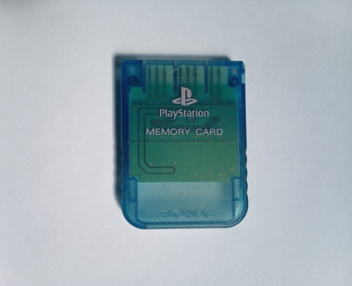 Memory Card  Playstation 1 Ps1 Original Azul