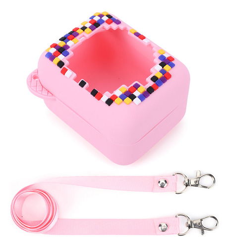 Funda De Silicona Para Juguete Digital Para Mascotas Bitzee Color Rosa