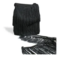 Comprar 25 Mts Flecos Para Ropa Merceria 20cm De Largo Blanco Color Negro