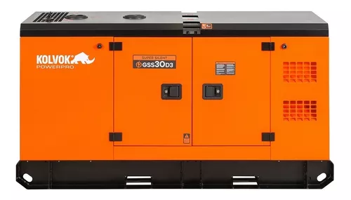 Generador eléctrico insonorizado trifásico diésel GS1400D3 - 14kVA - Kolvok