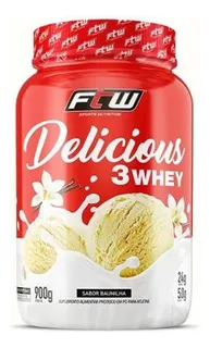 Delicious 3whey (900g) - Sabor: Baunilha