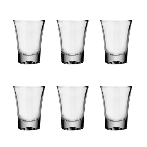 Vaso Shot De Tequila Nadir Set Vasos Chupito De Vidrio Para Postre Tragos Bebidas Set X6 Unidades 60 Ml Fiestas Eventos