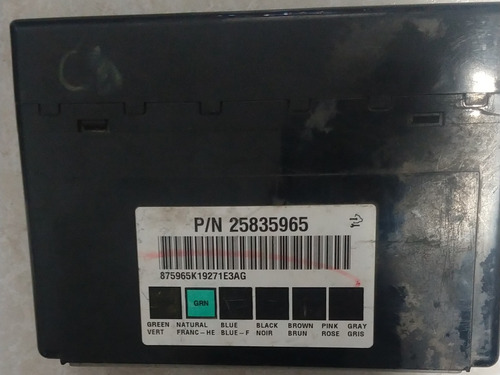 Módulo Bcm Chevrolet Tahoe 07-13 25835965 Ml800 (Usado)
