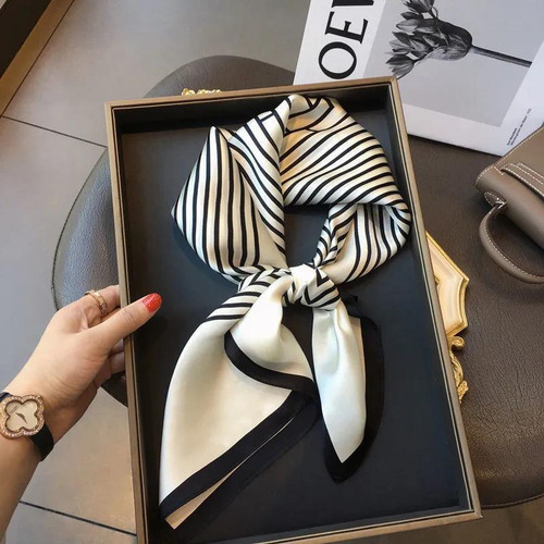 Silk Scarf Women's Fashion All-match High-level Square6