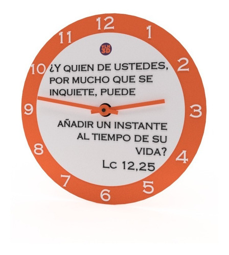 Imagen 8 de 10 de Reloj De Pared | Citas Biblicas | Ylh3d | Ms
