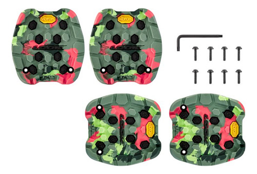 Pad Grip Intercambiable Para Pedal Look Grip Trail Color Camo