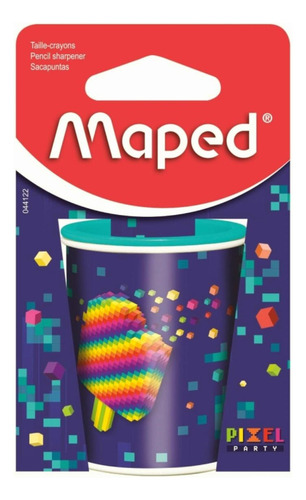 Maped Sacapuntas Pixel Party 1 Orificio Eco Pack