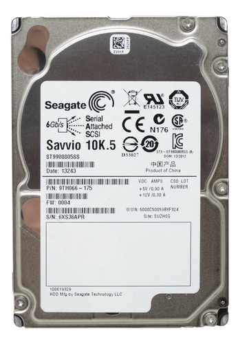 Disco Duro Seagate Savvio 10k.5 St9900805ss 900gb 2.5 Sas  (Reacondicionado)