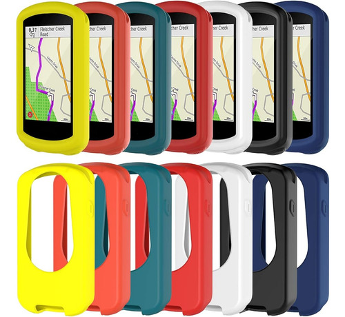 Funda De Silicona Para Garmin Edge 1030 Plus - Color Naranja