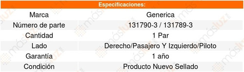 Set 2 Biseles Chevrolet Custom 89_91 Generica