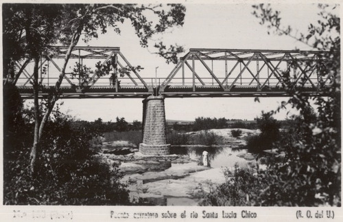 Florida Puente Del Santa Lucía Año 1950 - Lámina 45x30 Cm.