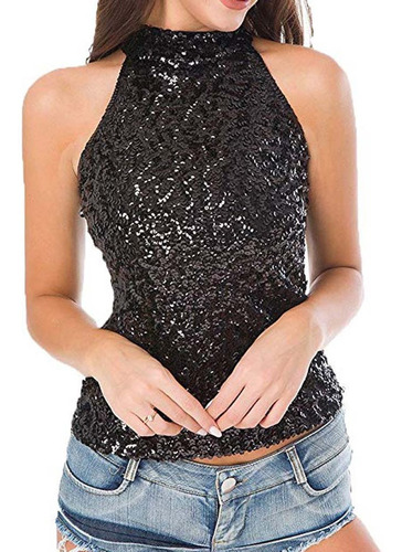 Tops De Mujer Shimmer Flashy Todas Las Lentejuelas Embelleci