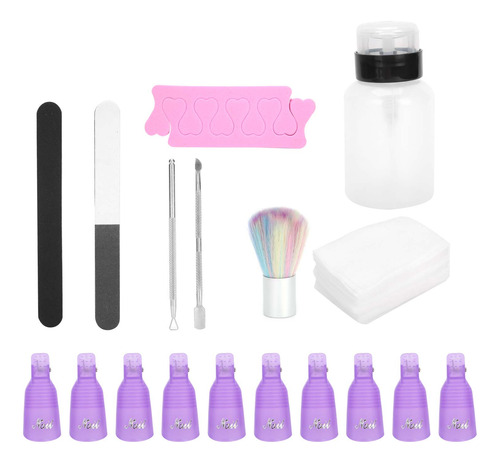 Kit De Herramientas Para Quitar Esmalte De Uñas En Gel, Almo