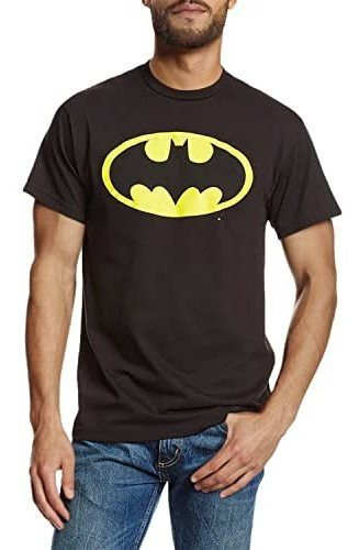 Camiseta Negra Batman Dc Comics.