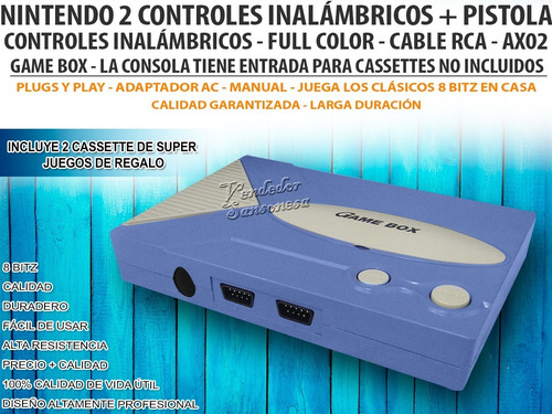 Super Nintendo Inalambric Ful Juegos Pistola Color Diversion