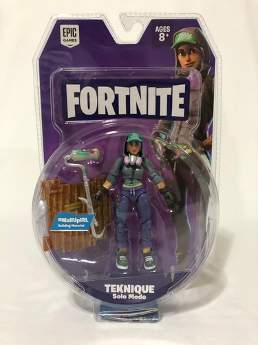 Fortnite - Boneco Teknique - Solo Mode - 11 Cm - Original