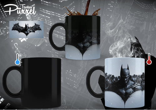 Taza Mágica De Ceramica Batman  Caballero Superheroe Model 8