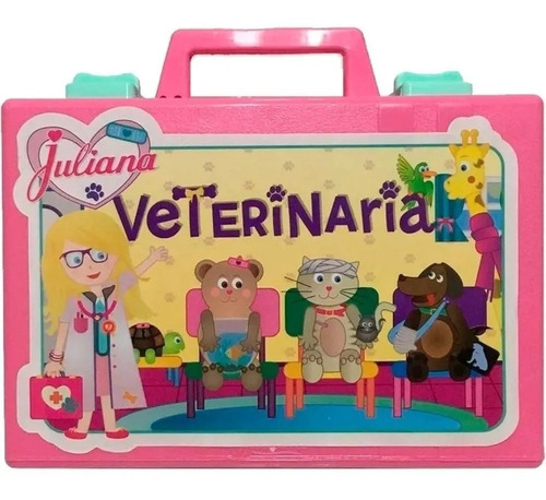 Valija Juliana Veterinaria Chica Original Con Licencia