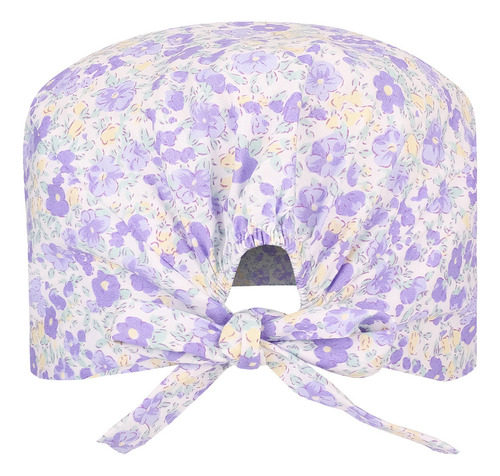 Gorro Y Nurse Con Estampado Multicolor Y Banda Para El Sudor