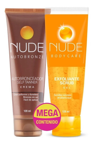 Autobronceador En Crema + Exfoliante Nu - mL a $170