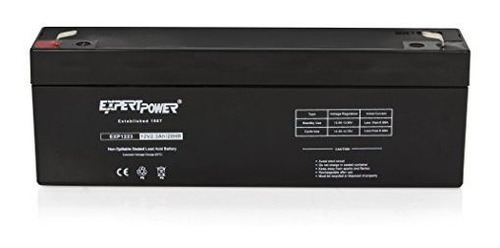 Expertpower 12 Voltios 2.3 Ah Batería Recargable // Exp1223.