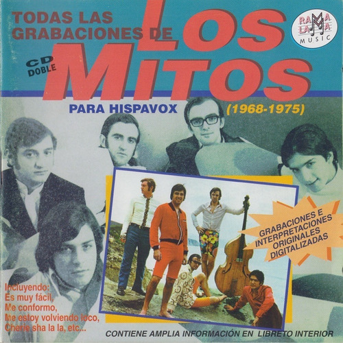 01 Cd: Los Mitos: Todas Sus Grabaciones (1968 - 1975)