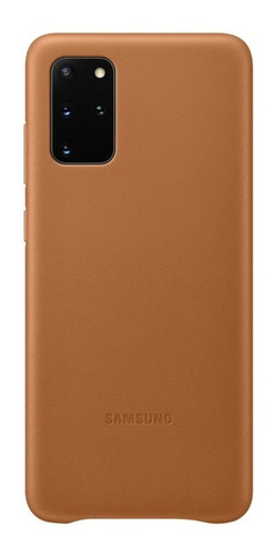 Samsung Leather Cover Case Para Galaxy S20 Plus Marrón