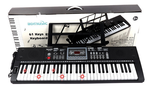 Teclado Órgano Musical 61 Teclas 200 Tonos 200 Ritmos Bd670d