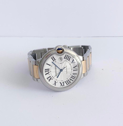 Cartier Ballon Bleu Xl Ouro & Aço Completo Impecável