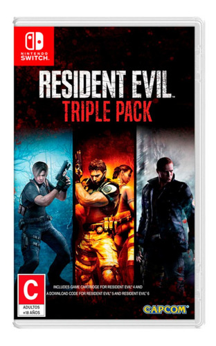 Imagen 2 de 4 de Resident Evil Triple Pack Físico Nintendo Switch