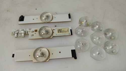 Lote X 3 Leds Y 8 Difusores De Repuesto Samsung Un40f6800ag