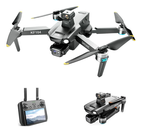 Drone Kf104 Max - Câmera 4k, Controle Com Tela, 2 Baterias