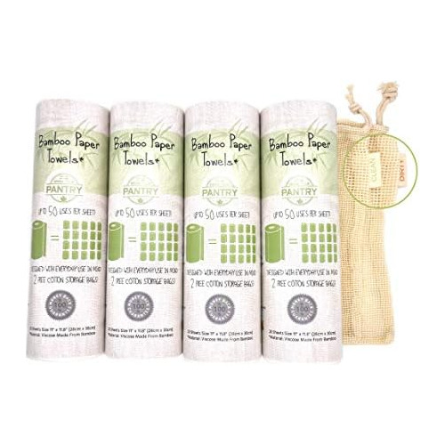 Bamboo Paper Towels From  4 Pack Eco Friendly, Machine ...