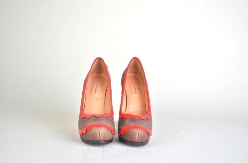 Imagen 4 de 5 de Zapatos Tacos De Cuero De Mujer - Rosario - Ferraro