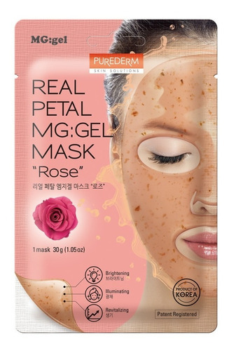 Purederm Mascara Mg Gel Real Petal Rosa