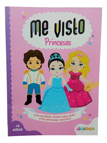 Libro Me Visto De Princesas Y Hadas Sicoben