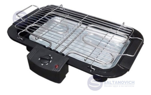 Parrilla Eléctrica Abrasol 2563 2000w 30x49cm C/patas Negro