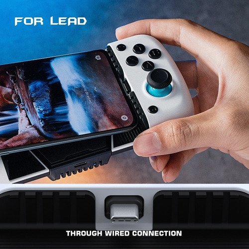 Imagen 6 de 9 de Control Joystick Inalámbrico Gamesir X3 Type-c Blanco