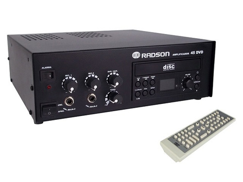 Radson 45 Dvd Amplificador Publidifusion 60 Watts Con Dvd