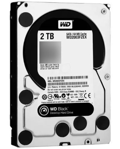 Disco Rigido Western Digital 2tb Sata 3 Caviar Black Wd