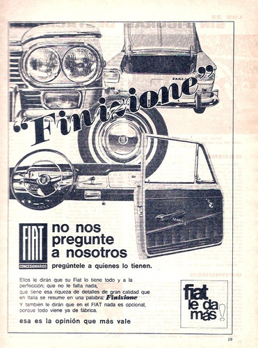 Antigua Publicidad  Fiat Concesionarios