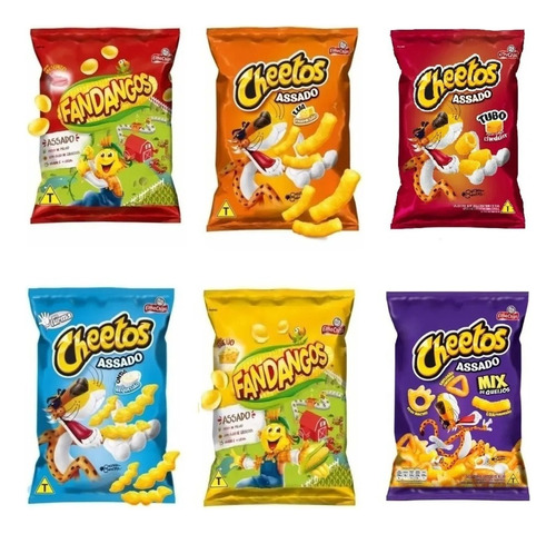 Kit Fandangos /cheetos C/10 Pacotes Imediato