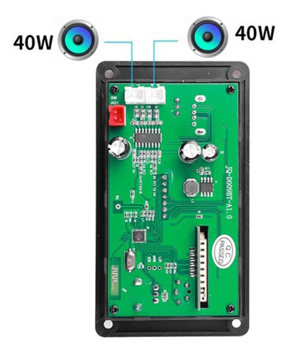 Asd 1 Juego De Módulo De Audio 12v Usb Tf Usb Fm Car Radio