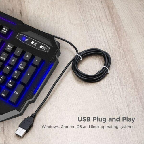 Imagen 6 de 7 de Teclado Gaming Astrum Con Cable Retroiluminado Delgado Kg200