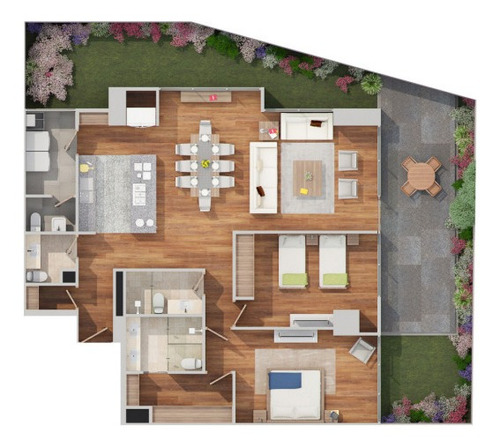 Imagen 2 de 8 de Departamento En Venta Santa Fe