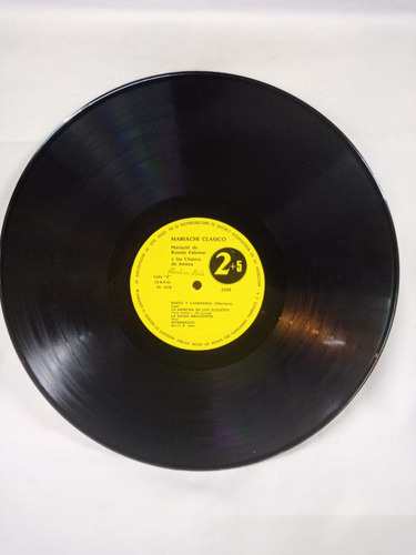 Lp Roman Palomar Y Los Charros De Ameca - Mariachi Clasico (Usado)