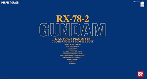 Bandai Hobby Rx-78-2 Gundam Mobile Suit Gundam Figura De Acc